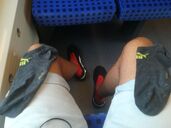 Musste Sox im Zug einfach ausziehen... Zu geil!
