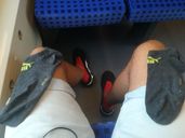 Musste Sox im Zug einfach ausziehen... Zu geil!