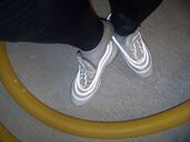 Die Arbeitssocks waren mal weiß.