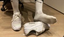 Well worn nike socks